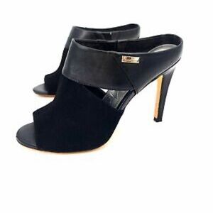 Brand new Calvin Klein Satchel peep toe mule heels